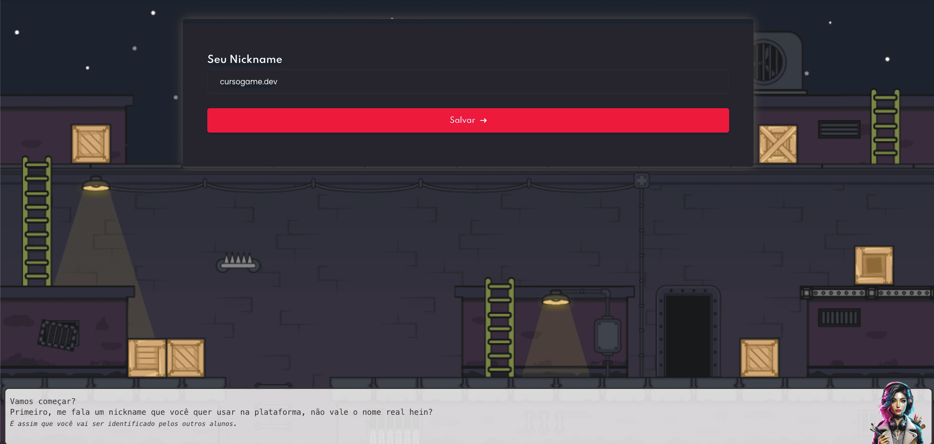 Primeira missão do Curso Game Dev